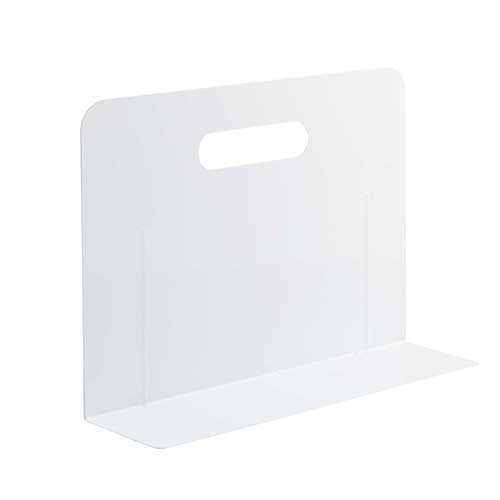 LIHITLAB. ブックエンド・ワイド A7352-0 白 4903419843304