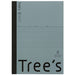 日本ノート Trees  Ａ４  Ｂ罫  ４０枚  ブルーグレー 4901470067578