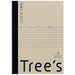 日本ノート Trees  Ａ５  Ａ罫  ３０枚  クリーム 4901470067592
