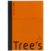 Japan Note Trees B5 A-liniert 30 Blatt Orange 4901470067677