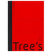 Japan Note Trees B5 A-lined 30 sheets Red 4901470067707