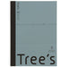 日本ノート Trees Ｂ５ Ｂ罫 ３０枚 ブルーグレー 4901470067745