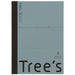 日本ノート Trees  Ｂ５  Ｂ罫  ５０枚  ブルーグレー 4901470067844