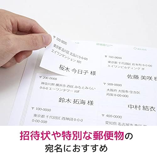 エーワン ラベルシール プリンタ兼用 ハイグレードタイプ 24面 20枚 75224（10セット）