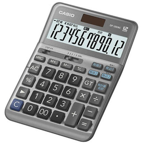 カシオ計算機 軽減税率電卓 デスクタイプ DF-200RC-N 4549526608438