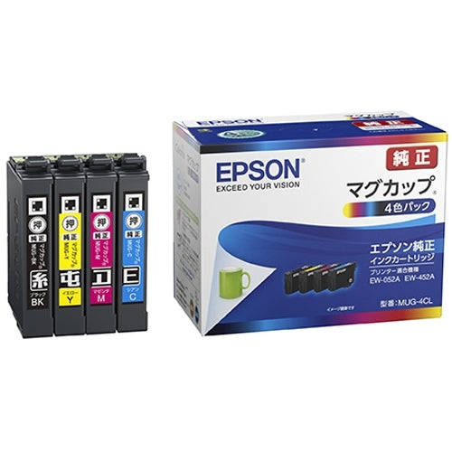 EPSON インクカートリッジMUG-4CL 4色パック 4988617361720