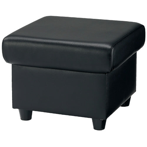 PLUS（プラス）オフィス家具 応接チェア RE-1840S BK ブラック スツール　4514974616410