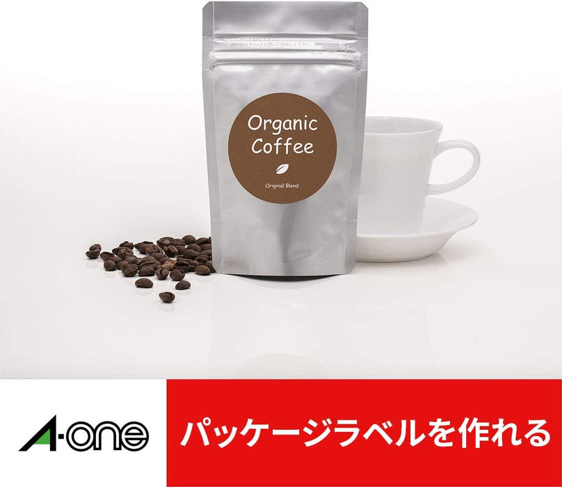 エーワン ラベルシール プリンタ兼用 ハイグレードタイプ 24面 丸型 20枚 75724（10セット）