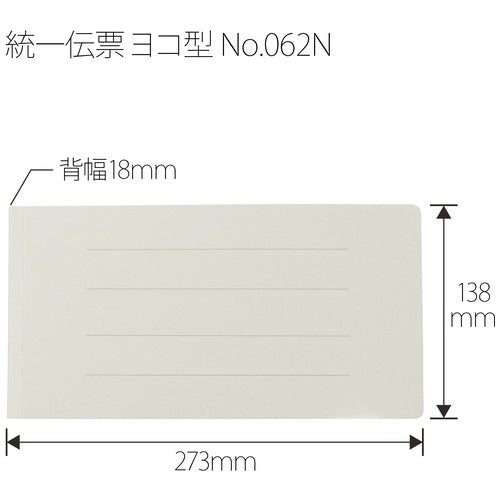 Ten positive flat file 062N unification slip ash