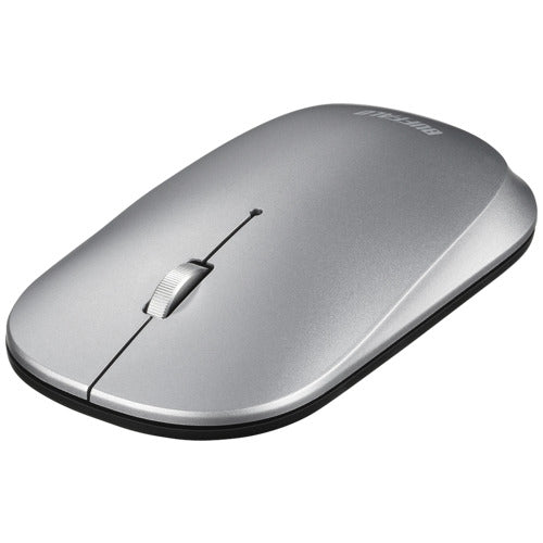 BUFFALO 薄型無線マウス ノーマル 銀 BSMBW330NSV 4950190374060