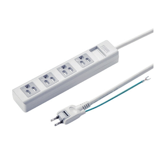 Sanwa Supply Shutter Tap 4 mouths 5m TAP-SH3450MG 4969887824900