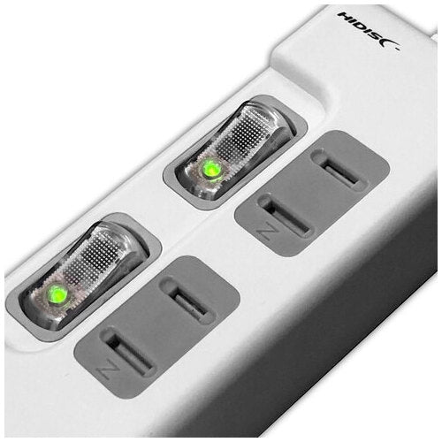 HIDISC USB2ポート付き 節電タップ HDUTC2U2WH 4984279640227