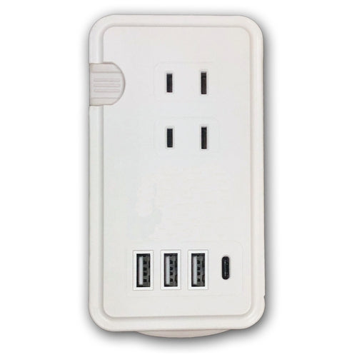 HIDISC USBポート付き電源タップ HDUTC2U3PWH 4984279642047