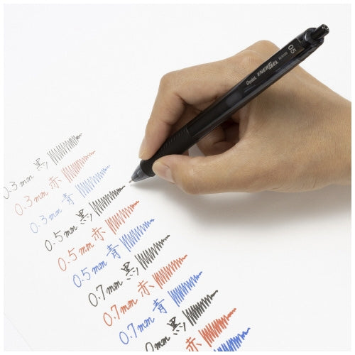 ぺんてる エナージェル・エス BLN125-A 黒 0.5 4902506378163