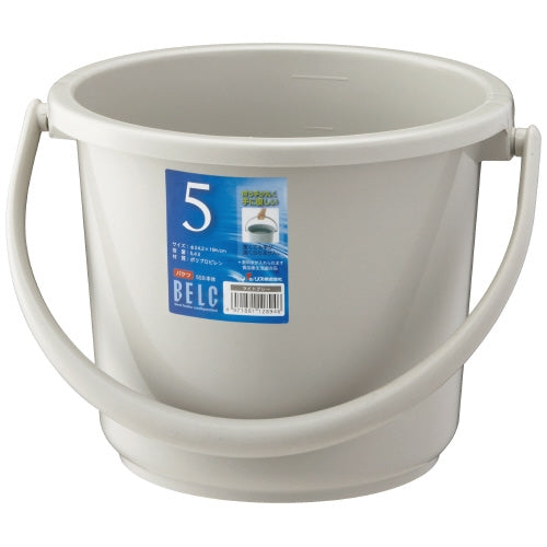 リス ベルクバケツ 5SB 本体 Lグレー GBEC180 4971881128946