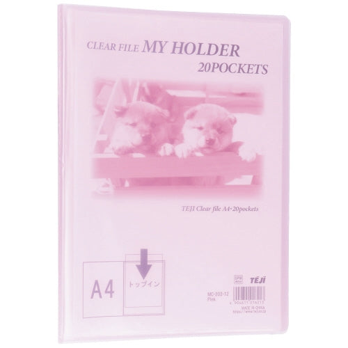TeeG My Holder 20P MC202-12 A4S Pink 4904611016213