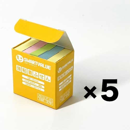 Smart Value Strong Adhesive Sticky Pastel 50*15 P613J-P-50 4547345054474