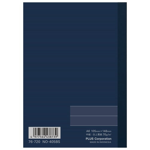 岸田ノート キッシーノート　プラス ノートブック NO-405BS A6 B罫 4977564438739