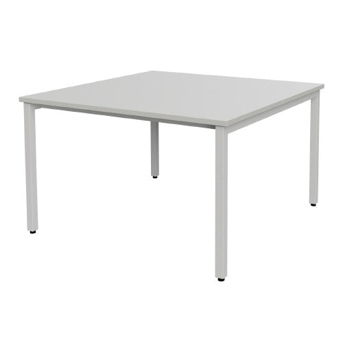 PLUS（プラス）オフィス家具 テーブル MTQ20-1212W WH ホワイトフレーム　