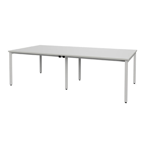 PLUS（プラス）オフィス家具 テーブル MTQ20-2412W WH ホワイトフレーム　