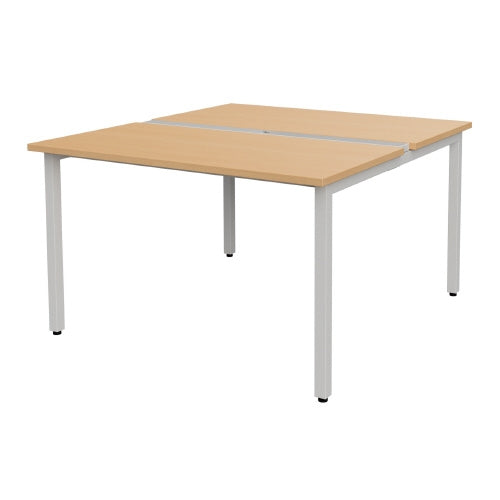 PLUS（プラス）オフィス家具 テーブル MTQ20-1213W NA ダクト付ホワイト　