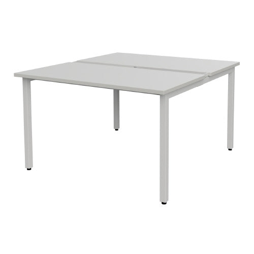 PLUS（プラス）オフィス家具 テーブル MTQ20-1213W WH ダクト付ホワイト　