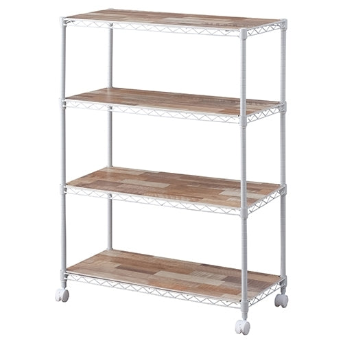 PLUS（プラス）オフィス家具 ★カラーメタルラック CMM-75104B ホワイト　