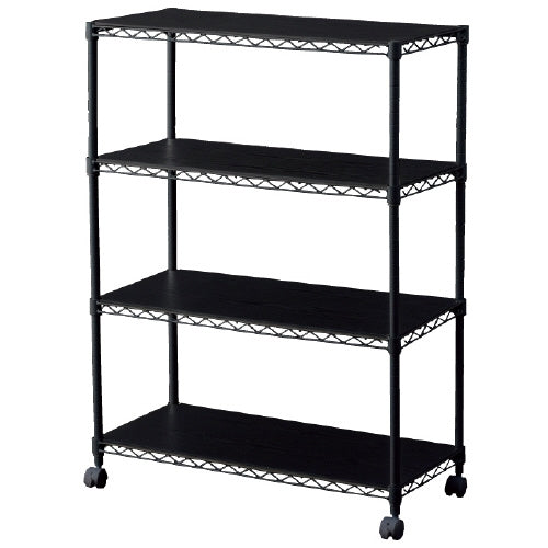 PLUS（プラス）オフィス家具 ★カラーメタルラック CMM-75104B ブラック　