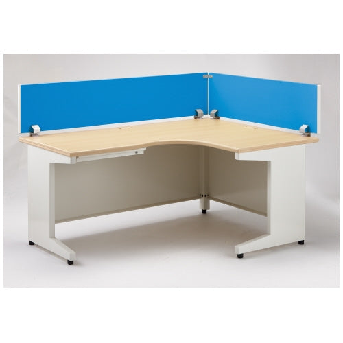 PLUS（プラス）オフィス家具 L型平机デスクトップパネルRJ-1612P-9-2 BL　