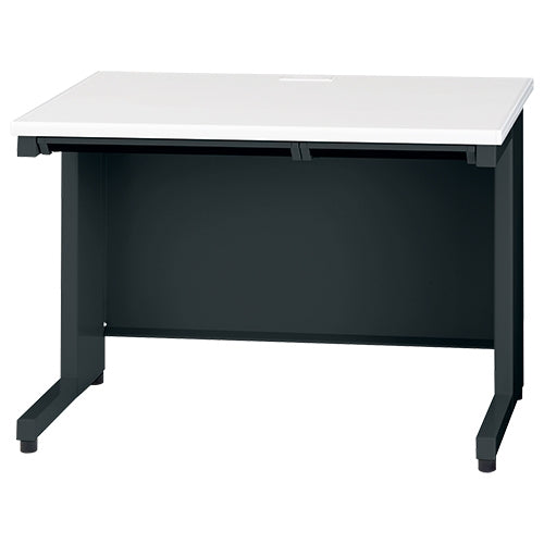 PLUS（プラス）オフィス家具 平机 JS-107H WH/TBK ブラック　