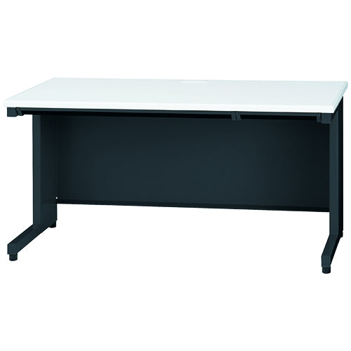 PLUS（プラス）オフィス家具 平机 JS-147H WH/TBK ブラック　