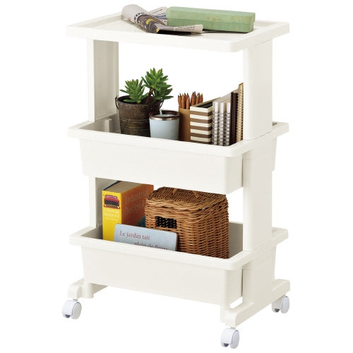 PLUS（プラス）オフィス家具 リセ テーブルワゴン3段　4528302261982