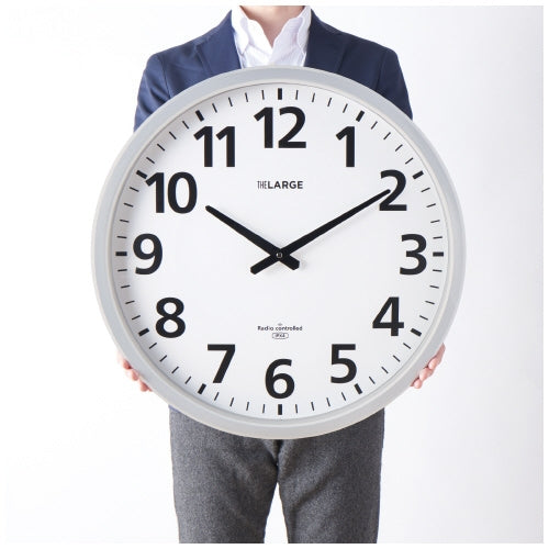 PLUS（プラス）オフィス家具 キングジム電波掛時計省電・防滴 GDKB-001　4934122088270