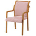 PLUS（プラス）オフィス家具 会議イス WF-C8ALN ピンク 木製　4547345054689