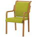 PLUS（プラス）オフィス家具 会議イス WF-C8ALN グリーン 木製　4547345054696