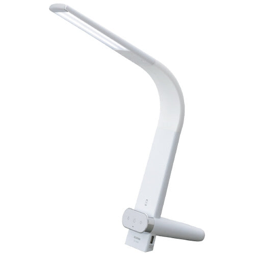 アイリスオーヤマ LEDデスクライト Qi充電付 白 LDL-QLDL-W 4967576494076