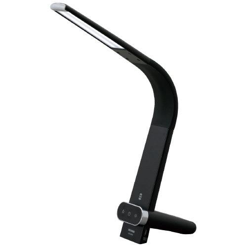 アイリスオーヤマ LEDデスクライト Qi充電付 黒 LDL-QLDL-B 4967576494083