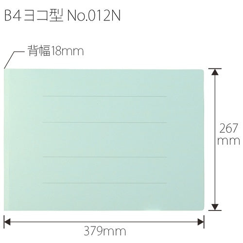 Plus flat file 012N B4E blue 10 books