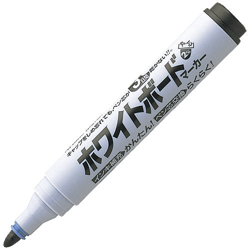 Shachihata Junshin Board Marker K-527 Round Core Black 4974052705045