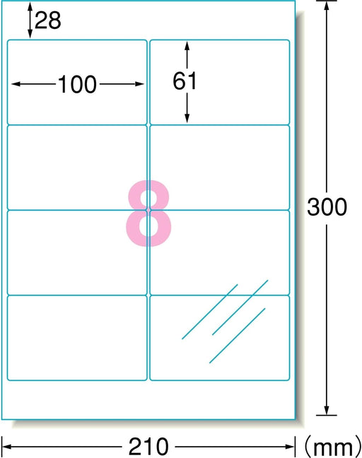 エーワン 透明保護フィルム 100×61mm 79208（10セット）