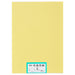 Daio Paper Recycled Colored Drawing Paper, 4 Cuts, 100 Sheets, Yellow 4902011336788