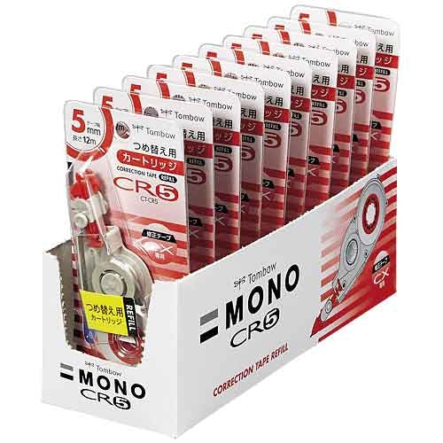 トンボ鉛筆 修正テープ ＣＸカートリッジ CT-CR5 10個 2147345070508