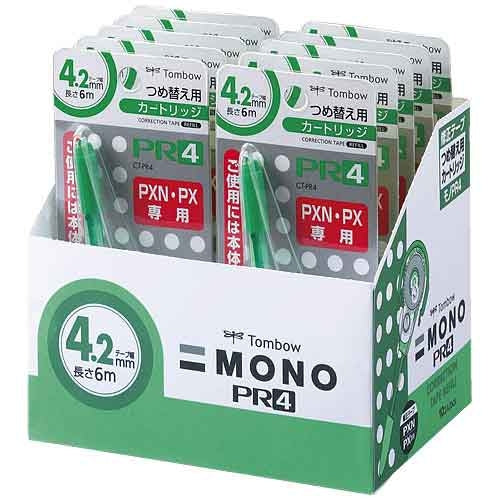トンボ鉛筆 修正テープＰＸＮカートリッジ CT-PR4 10個 2147345070751