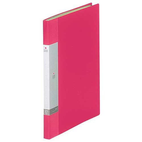 LIHITLAB. クリヤーブック20P G3201-3 赤 10冊 2147345075411