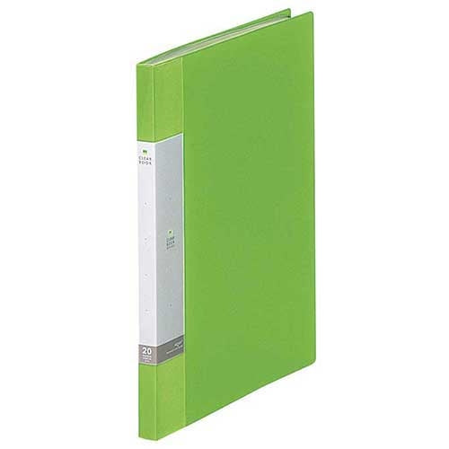 LIHITLAB. クリヤーブック20P G3201-6 黄緑 10冊 2147345075435