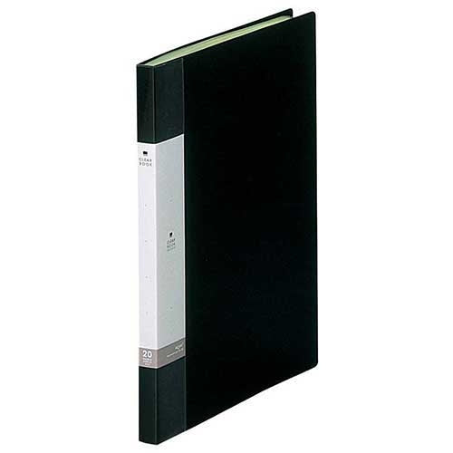 LIHITLAB. クリヤーブック20P G3201-24 黒 10冊 2147345075473