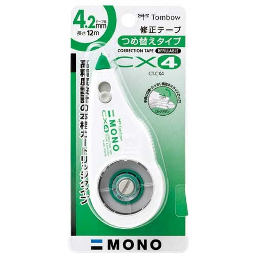 トンボ鉛筆 修正テープ モノＣＸ CT-CX4 10個 2147345076791