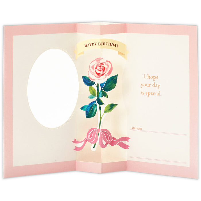 Japan Hallmark Rose II [ฉลองวันเกิด/การ์ด 3 มิติ/ดอกไม้ดอกเดียว] 817367 4961099817367 (ชุด 6 ชิ้น)