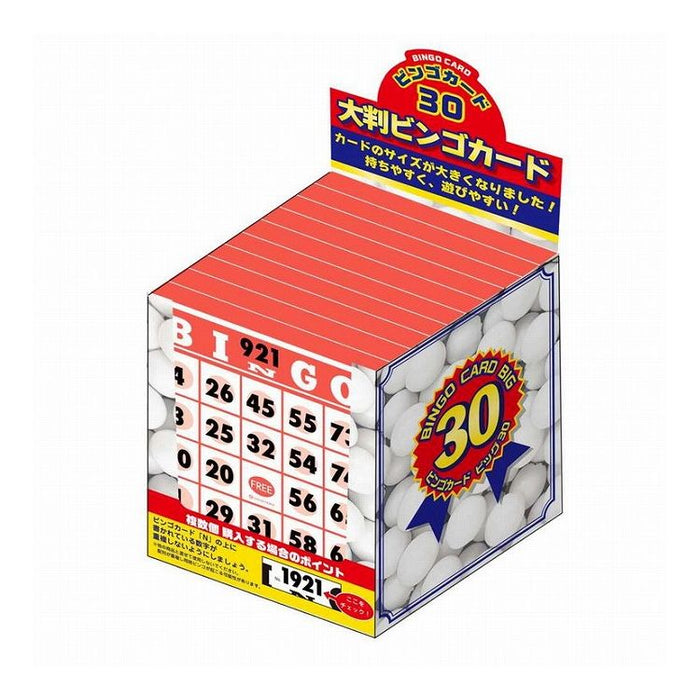 Hanayama 84024 Große Bingokarte 30 4977513084024