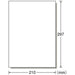 Etichetta per esterni A-one A4 31023 bianco opaco rimovibile 10 fogli 4906186310239